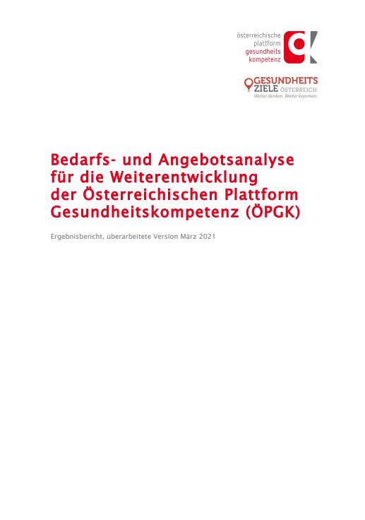 2023 08 29 11 09 19 Bericht der Österreichischen Plattform Gesundheitskompetenz und 4 weitere Seiten
