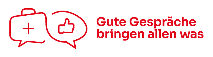 Gute Gespraeche Logo Rot mittel