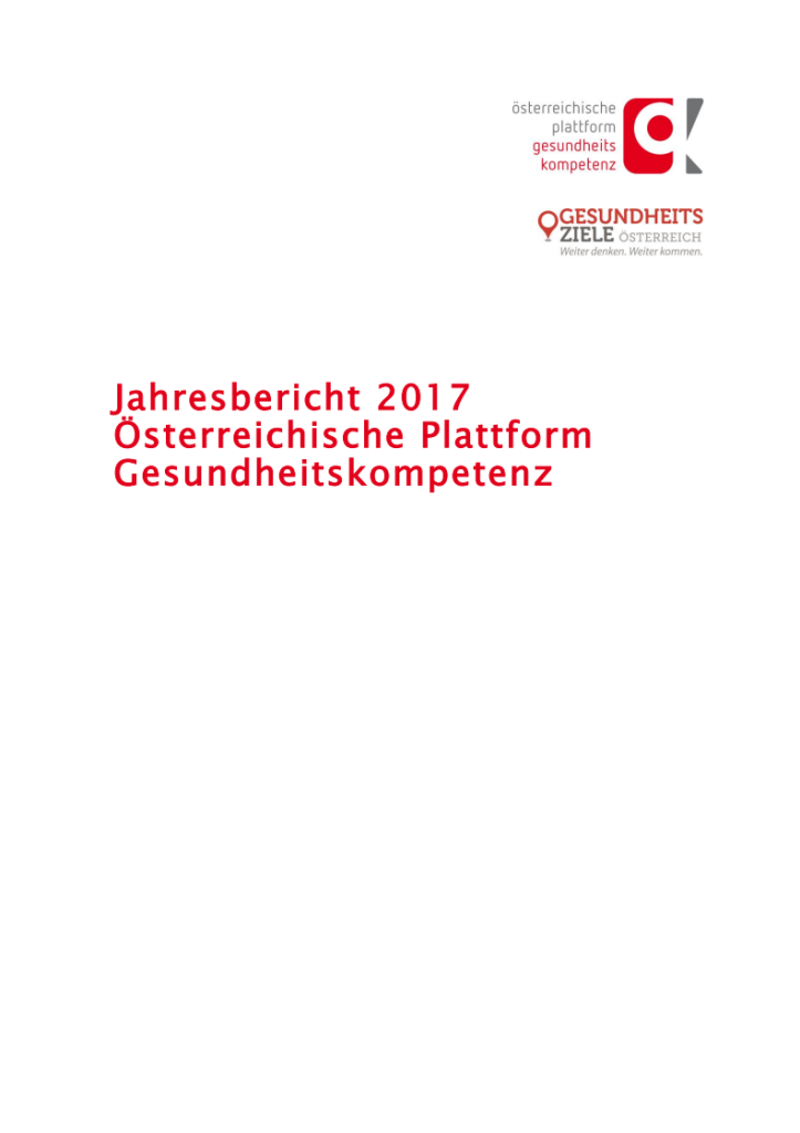 2023 08 29 14 43 21 Bericht der Österreichischen Plattform Gesundheitskompetenz und 3 weitere Seiten